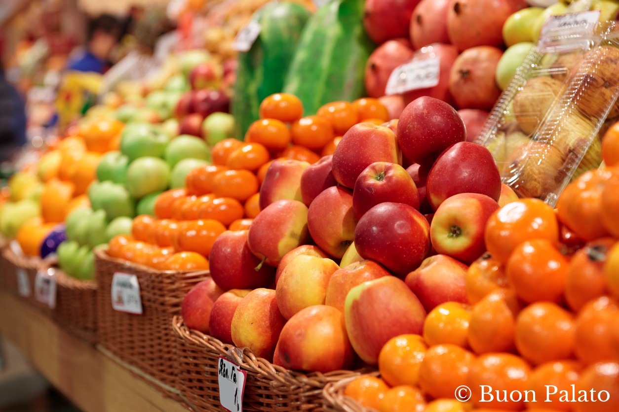 Fruits on a farm market