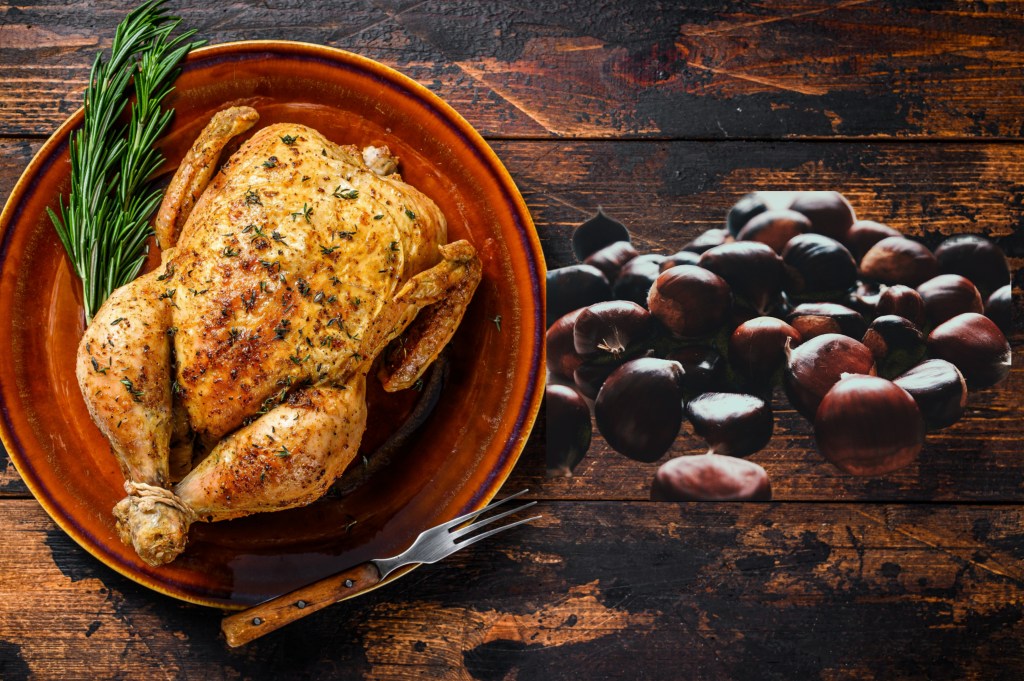 Pollo ripieno alle&nbsp;castagne