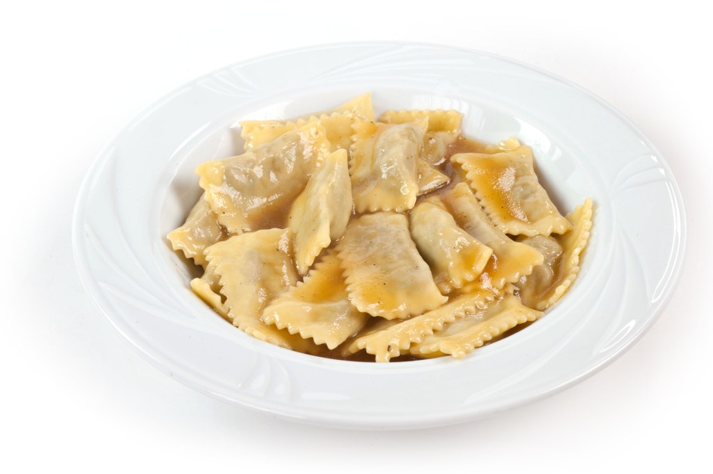 Agnolotti con sugo d’arrosto&nbsp;(Piemonte)