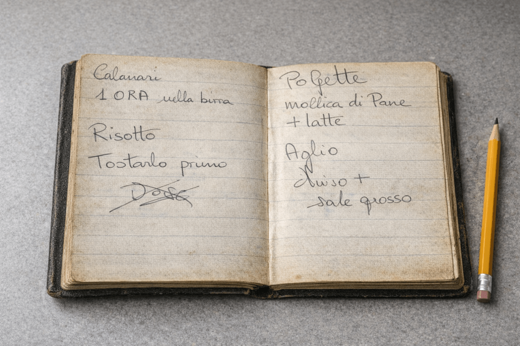 Il quadernetto della cucina vissuta (piccoli segreti che fanno la&nbsp;differenza)